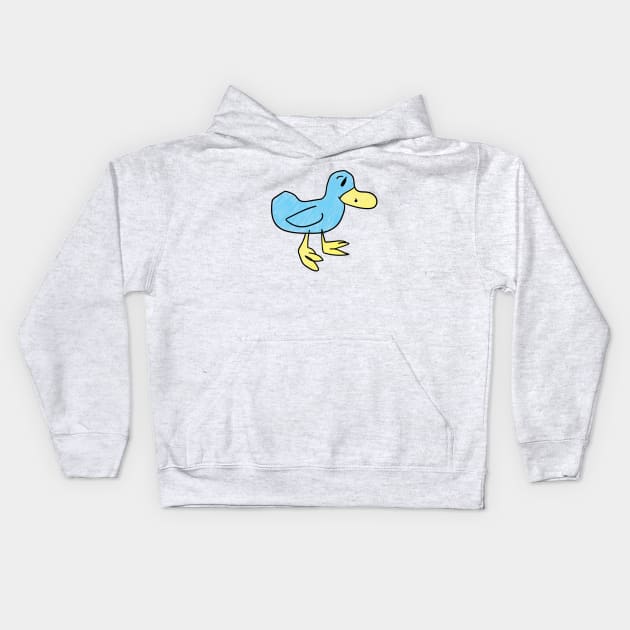 Blue Duck - That's Quacktastic! Kids Hoodie by tvshirts